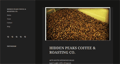 Desktop Screenshot of hiddenpeakscoffee.com
